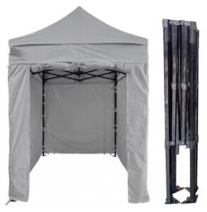 TENTino Nůžkový párty stan 2x2 m STEEL HEXAGON Barva opláštění (Zvolte variantu): 7A - ČERVENÁ