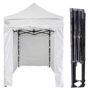 TENTino Nůžkový párty stan 2x2 m STEEL HEXAGON Barva opláštění (Zvolte variantu): 7A - ČERVENÁ