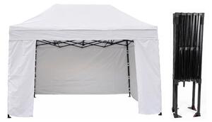 TENTino Nůžkový párty stan 2x4 m STEEL HEXAGON Barva opláštění (Zvolte variantu): 1A - BÍLÁ