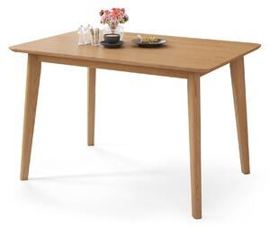 MAZZONI EXPORT ROXY Přírodní Dub - OBDÉLNÍKOVÝ DŘEVĚNÝ STŮL 120 nebo 150 cm DO KUCHYNĚ/JÍDELNY RETRO