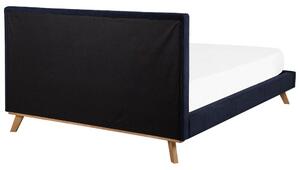 Manželská postel 180 cm TALLE (s roštem) (modrá). 1007532