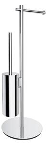 OMNIRES MP60810CR - Stojan na toaletní papír a WC štětku MODERN PROJECT chrom