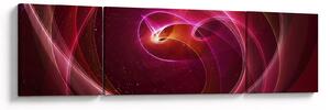 Obraz - Světelné linky (170x50 cm)