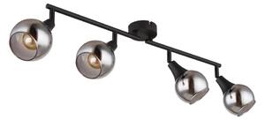Globo 57904-4 - Bodové svítidlo GLYPTAR 4xE14/40W/230V černá