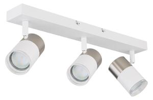 Globo 57851-3 - Bodové svítidlo BRISBON 3xGU10/25W/230V bílá/chrom