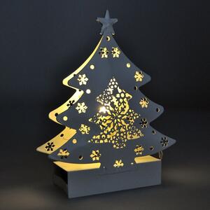 Solight LED kovový vánoční stromeček 1V218