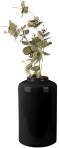Time for home Černá kovová váza Stelios XL 33 cm