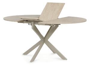 Vikio Jídelní stůl rozkládací 120-160x120 cm lamino travertin AJZ175TR