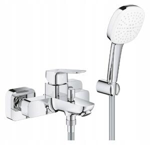 Podomítková umyvadlová baterie Grohe Cubeo, jednouchwytová, stříbrná