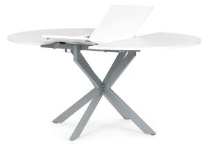 Vikio Jídelní stůl rozkládací 120-160x120 cm lamino bílá AJZ175B