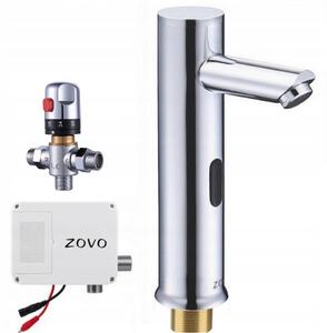 Stojánková umyvadlová baterie ZOVO SENSOR stříbrná
