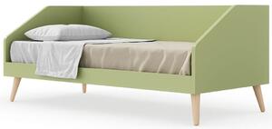 NIDI - Studentská postel BUG s dřevěnou podnoží WOODY