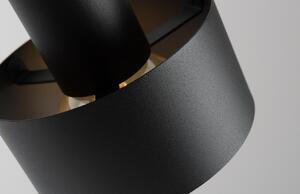 Nordic Design Černé kovové nástěnné světlo Mayen 23 cm
