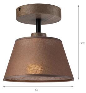 Brilagi - LED Přisazený lustr ANTHONY 1xE14/60W/230V dub ořech/hnědá