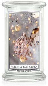 Tradiční sójová svíčka Aurum & Evergreen Kringle Candle 1 ks
