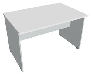 Stůl jednací rovný 120 cm - Hobis Gate GJ 1200 Dekor stolové desky: akát, Dekor lamino podnože: šedá