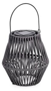Šedá solární LED lucerna (výška 17 cm) Juny – Yes Everyday