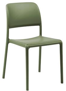 Nardi Zelená plastová zahradní židle Riva