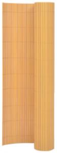 Oboustranný zahradní plot 110 x 300 cm žlutý 317153