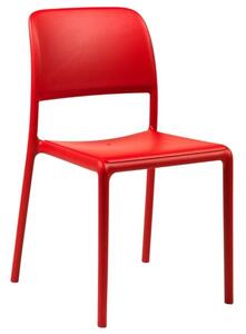 Nardi Červená plastová zahradní židle Riva