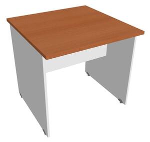 Stůl jednací rovný 80 cm - Hobis Gate GJ 800 Dekor stolové desky: šedá, Dekor lamino podnože: šedá