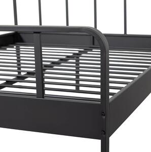 Kovová postel 160 x 200 cm emesa černá