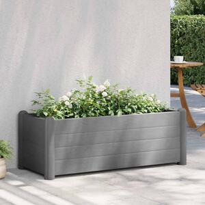 Vyvýšený záhon PP kamenný šedý 100 x 43 x 35 cm 317580
