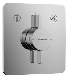 Podomítková sprchová baterie Hansgrohe DuoTurn Q stříbrná