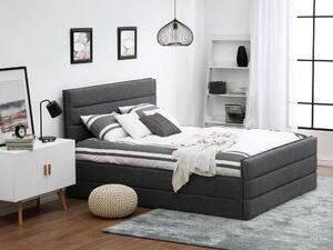 Manželská postel 180 cm VALDO (s roštem) (tmavě šedá). 1007544