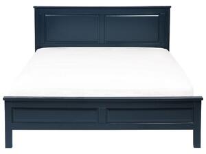 Manželská postel 180 cm OLIVE (s roštem) (modrá). 1007409