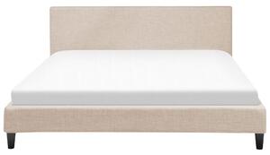 Manželská postel 180 cm FUTTI (s roštem) (béžová). 1007259