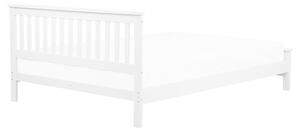 Manželská postel 160 cm MAYA (s roštem) (bílá). 1007338