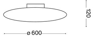 Ideal Lux - Stropní svítidlo SMARTIES 3xE27/42W/230V pr. 60 cm bílá