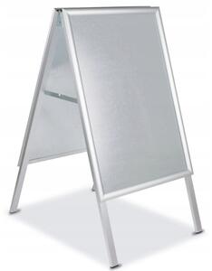 Reklamní Tabule 105x62 cm A1 OWZ, oboustranný hliníkový rám, stříbrná barva