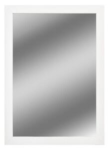 Zrcadlo v rámu Slim, 70 × 50 cm, bílé