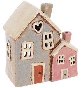 Keramický svícen Domek 15 cm