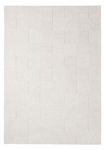 Slonovinový ručně tkaný vlněný koberec 160x230 cm Checkerboard – Flair Rugs