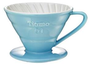 Tiamo dripper na kávu V01 modrý