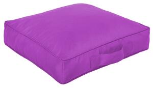 Čtvercový sedák - fialový nylon