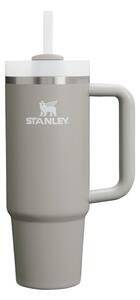 Světle šedá termoska s brčkem z nerezové oceli 890 ml Quencher H2.O FlowState™ Tumbler Ash – Stanley