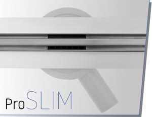 Lineární odtokový žlab Rea Neo Slim Pro stříbrný