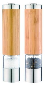 Elektrický mlýnek na sůl a pepř KITCHISIMO 21cm bambus