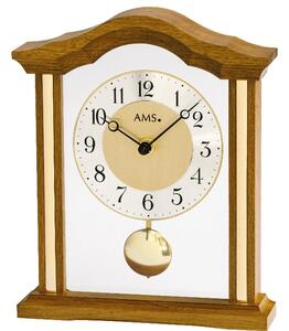 Luxusní dřevěné stolní hodiny 1174/4 AMS 23cm