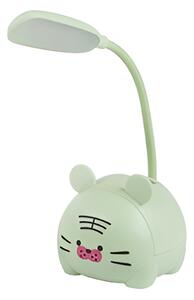 Verk 12274 Dětská LED lampička s držákem na telefon USB, RGB, 3 W zelená