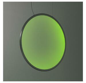 Artemide 1994310APP-LED RGBW Stm. lustr na lanku DISCOVERY LED/79W/230V antracit