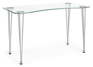 Pracovní stůl se skleněnou deskou 60x120 cm Rondo – Bizzotto
