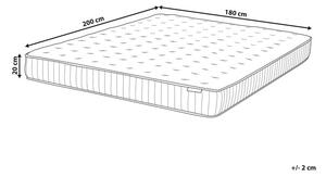 Taštičková matrace 180x200 cm DARAM (středně tvrdá). 1022783