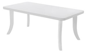 Designový dětský stolek SOMEBUNNY obdélníkový Výška nohou: 37 cm, Barva nohou: Bílá