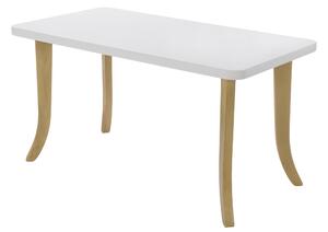 Designový dětský stolek SOMEBUNNY obdélníkový Výška nohou: 47 cm, Barva nohou: Přírodní