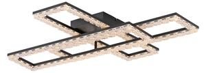 JUST LIGHT. 14733-18 - LED Stropní svítidlo GLITRA LED/35W/230V černá